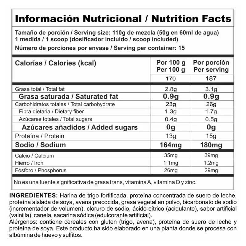 PANCAKE PROTEINA TRADICIONAL