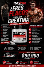 CREATINA  MICRONIZADA MONOHIDRATADA 50 SERVICIOS