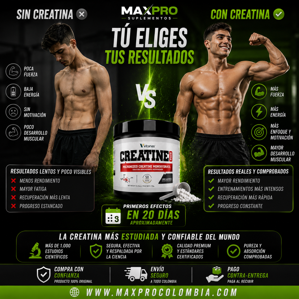 CREATINA MONOHIDRATADA MICRONIZADA 100 SERVICIOS VITANA
