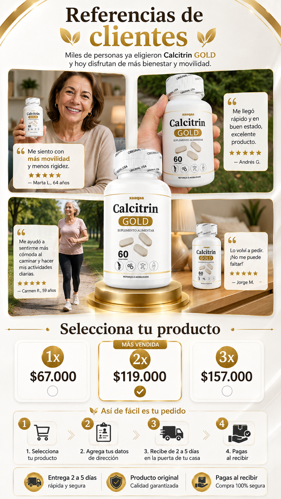 Calcitrin Gold