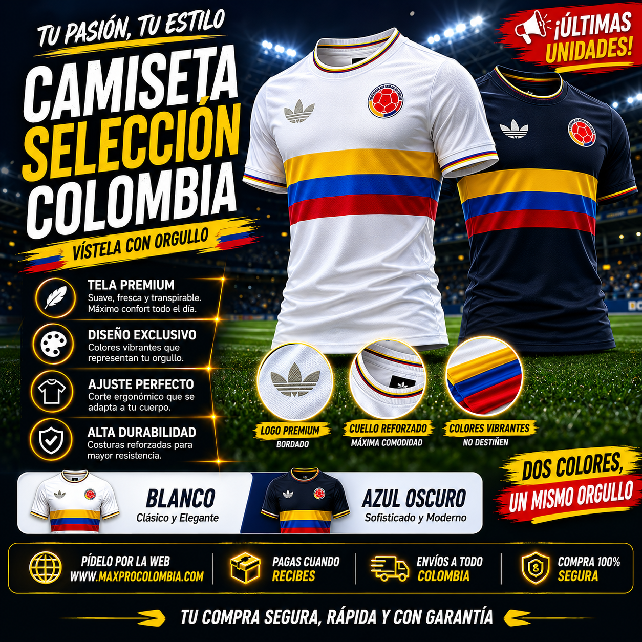 CAMISETA CENTENARIO COLOMBIA