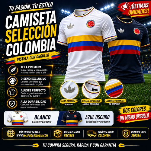 CAMISETA CENTENARIO COLOMBIA