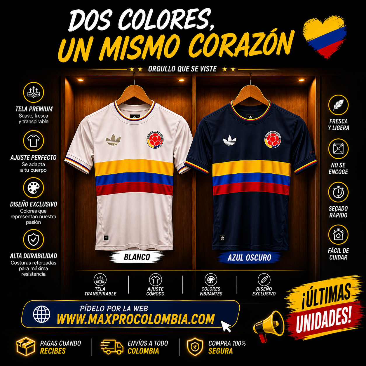 CAMISETA CENTENARIO COLOMBIA