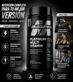 MuscleTech Platinum Multivitaminico 90Tabletas