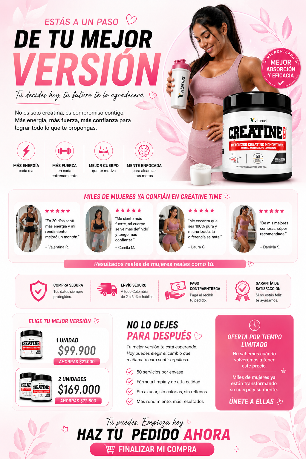 CREATINA  MICRONIZADA MONOHIDRATADA OFERTA