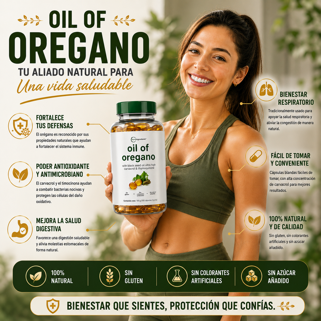 Aceite De Oregano Softgel Premium