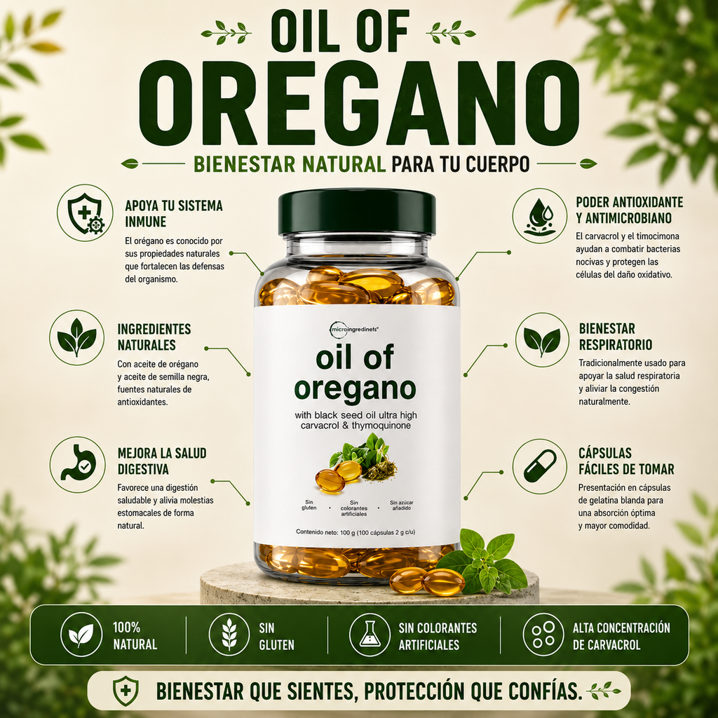 Aceite De Oregano Softgel Premium