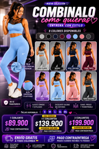 CONJUNTO DEPORTIVO LEGGINS Y TOP