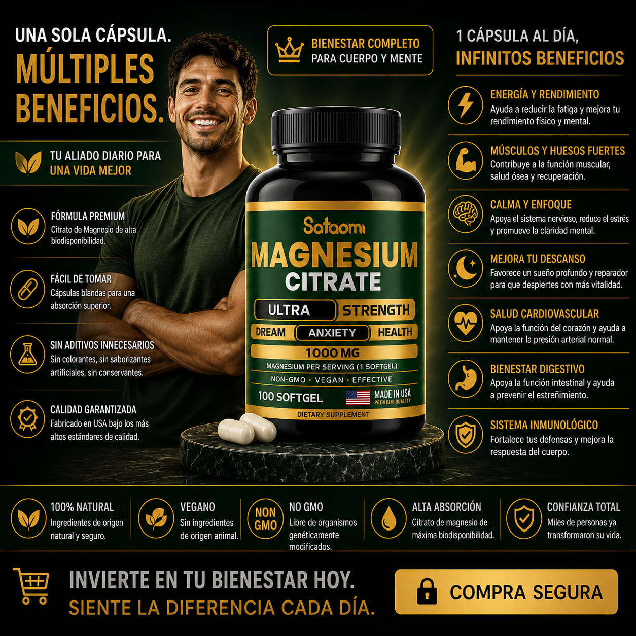 Citrato de Magnesio - Satoomi