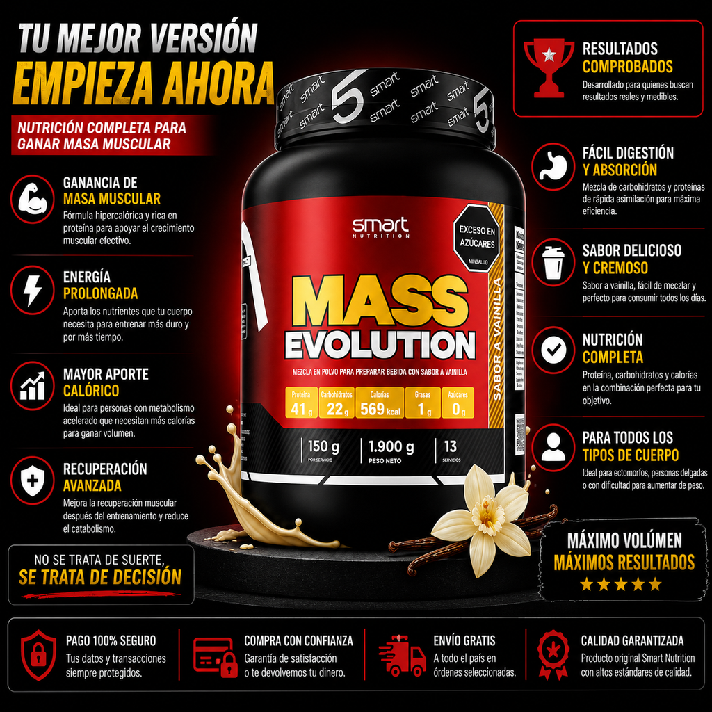 MASS EVOLUTION 4 LBS - PROTEINA