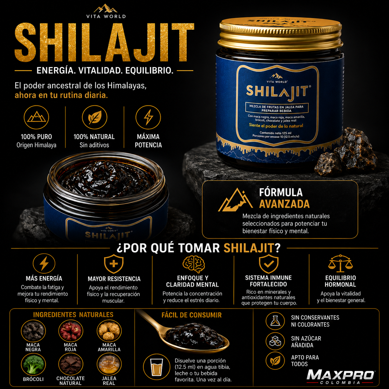 SHILAJIT HIMALAYA RESINA