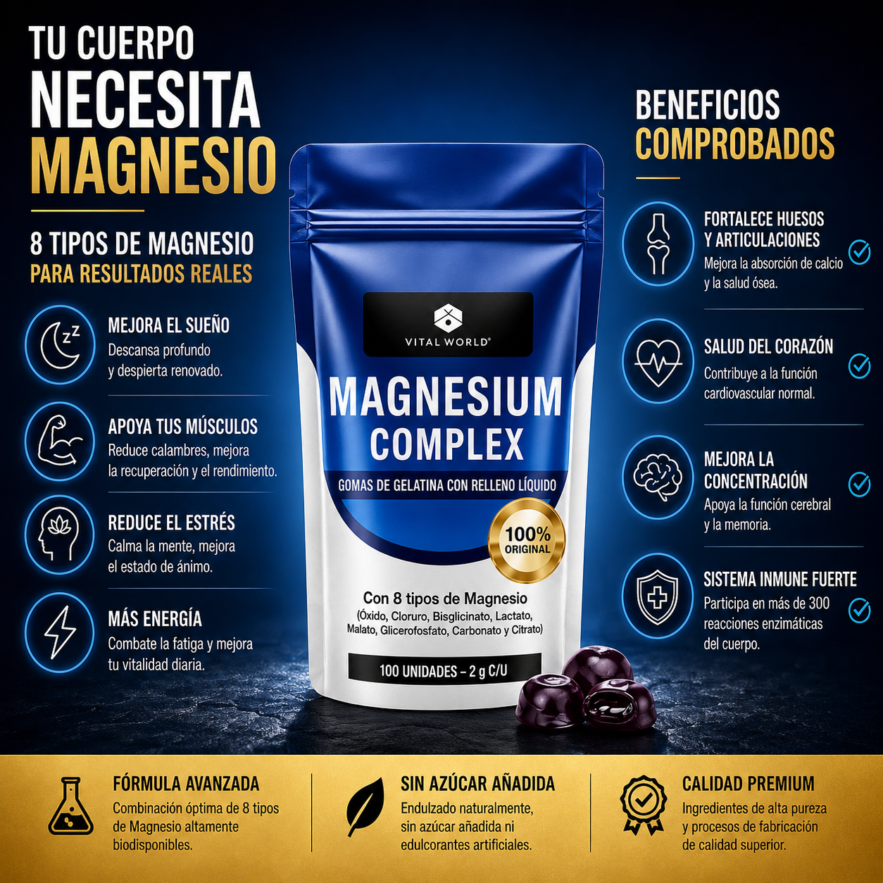 MAGNESIO COMPLEX - Vital World