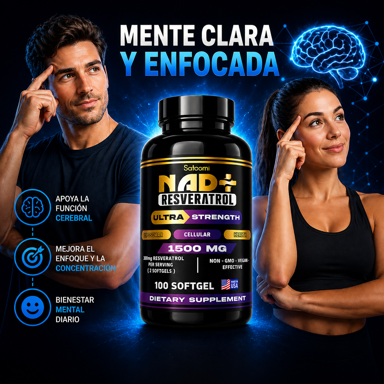 Resveratrol con Proteina Vegan