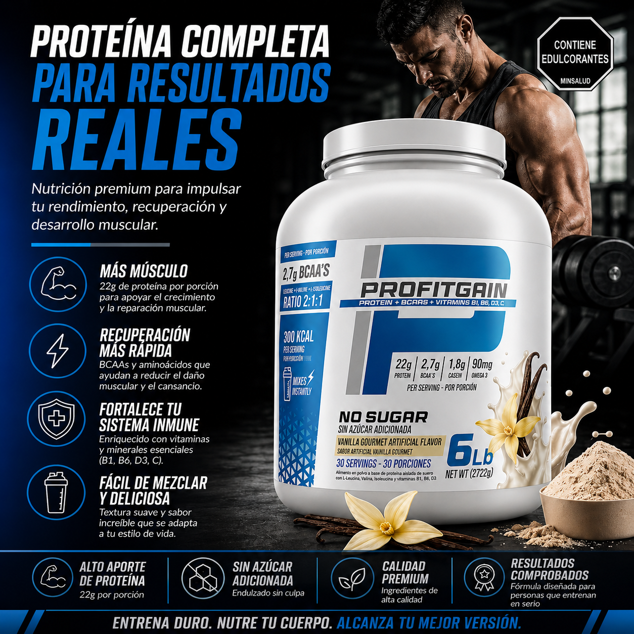 Proteina whey isolate 6 libras Profit