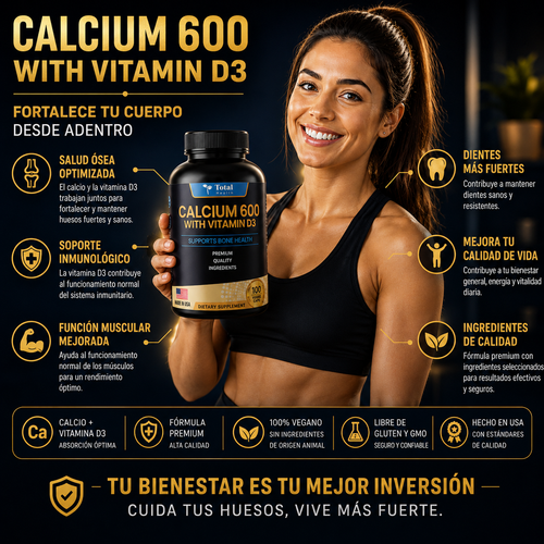 Calcio 600 Con Vitamina D3