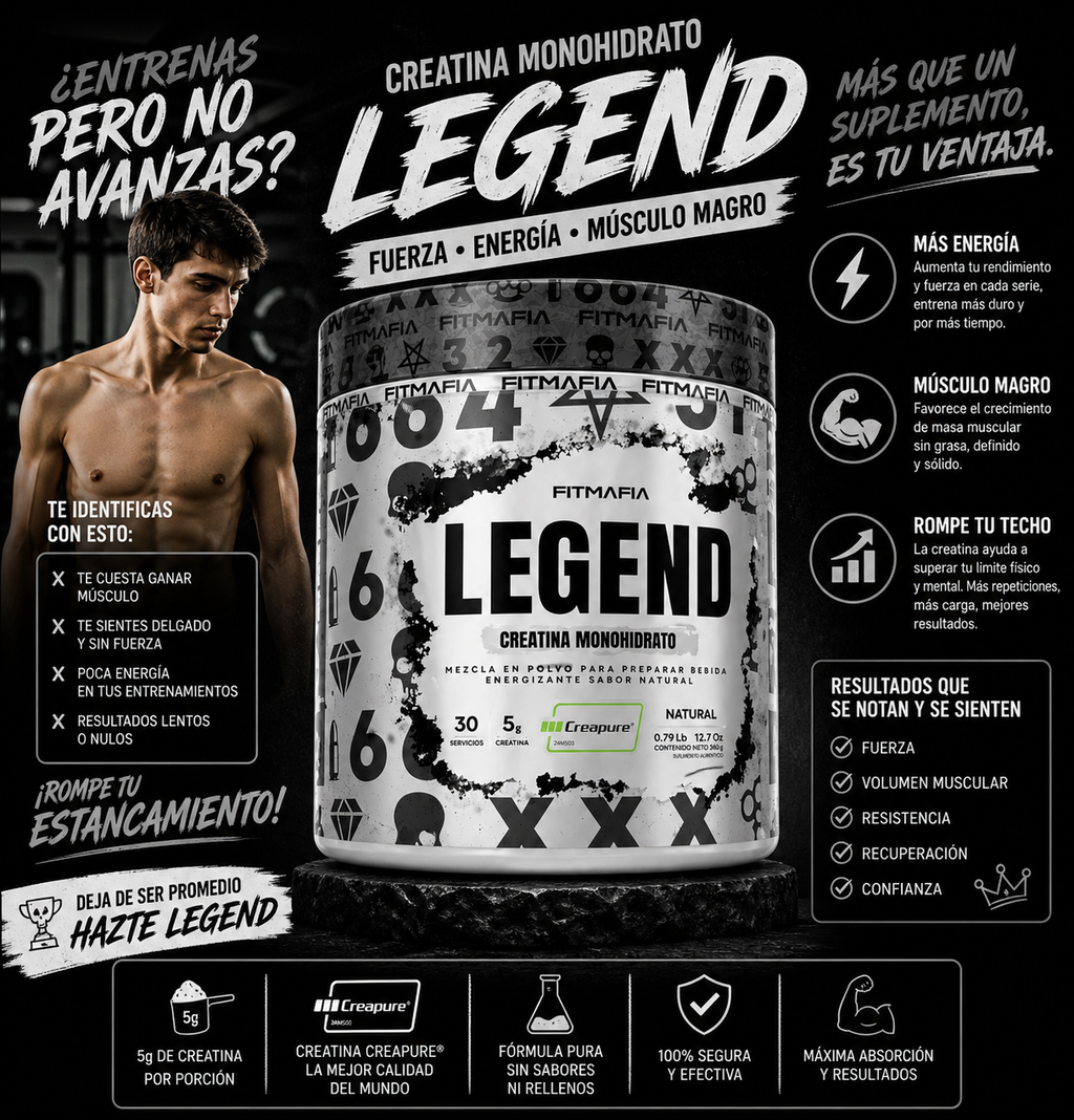 LEGEND 30 SERV-CREATINA MONOHIDRATADA