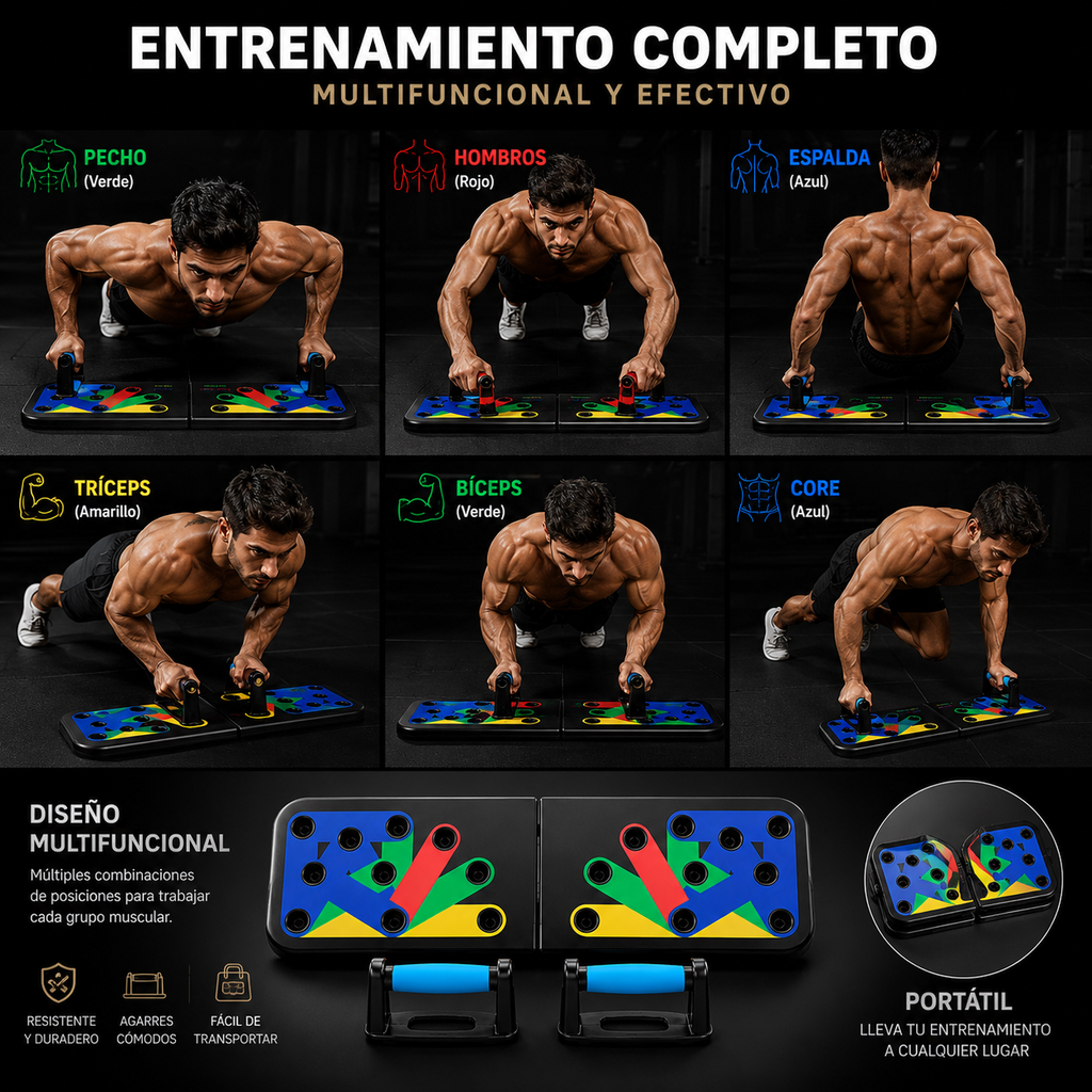 Tabla de ejercicio multifuncional