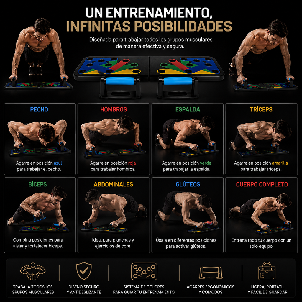 Tabla de ejercicio multifuncional