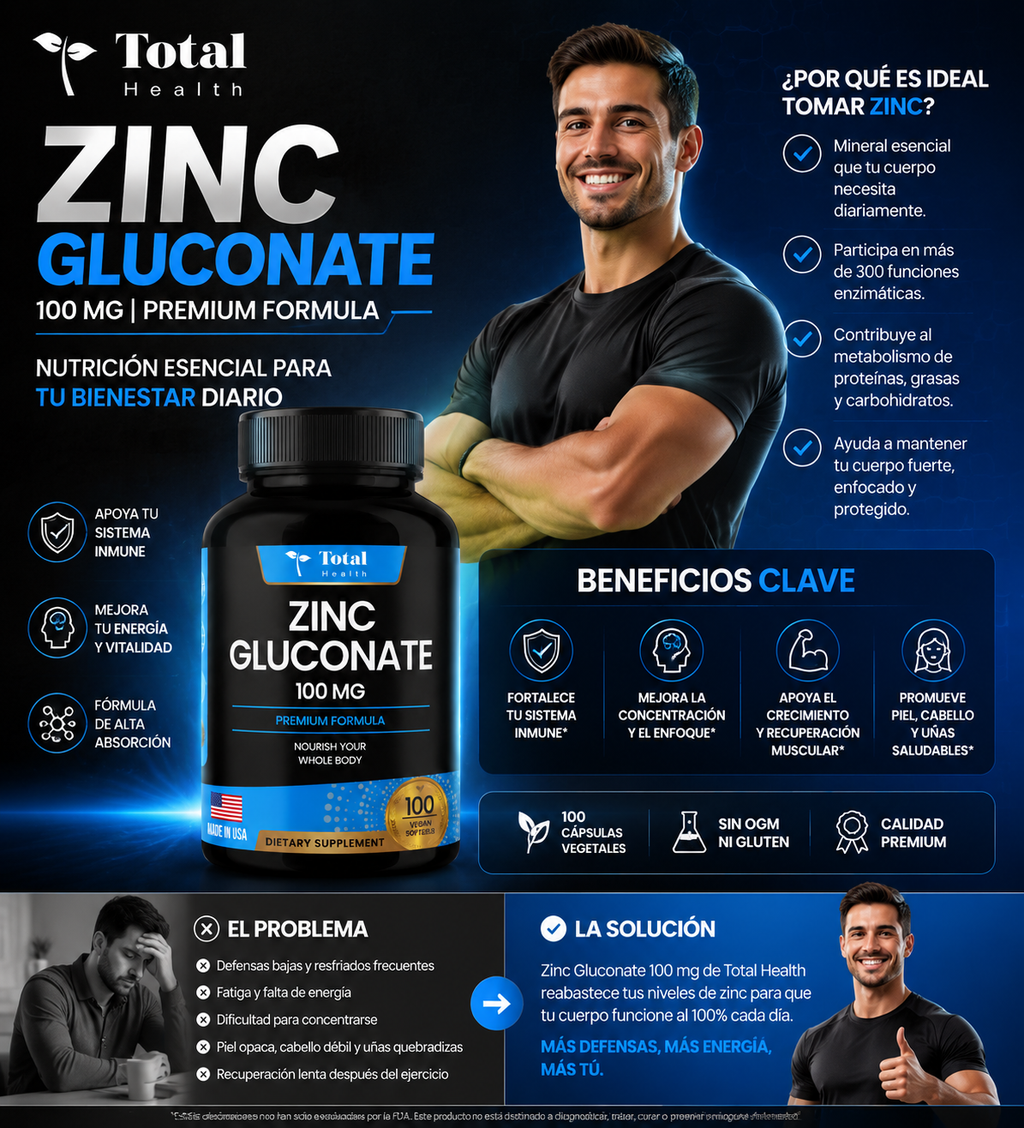 ZINC GLUCONATE TOTAL HEALTH