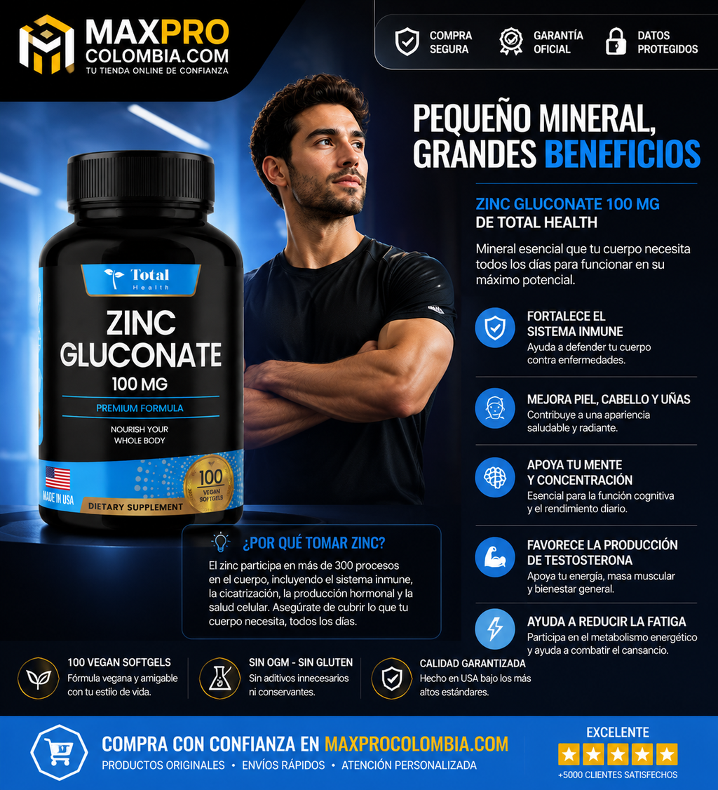 ZINC GLUCONATE TOTAL HEALTH