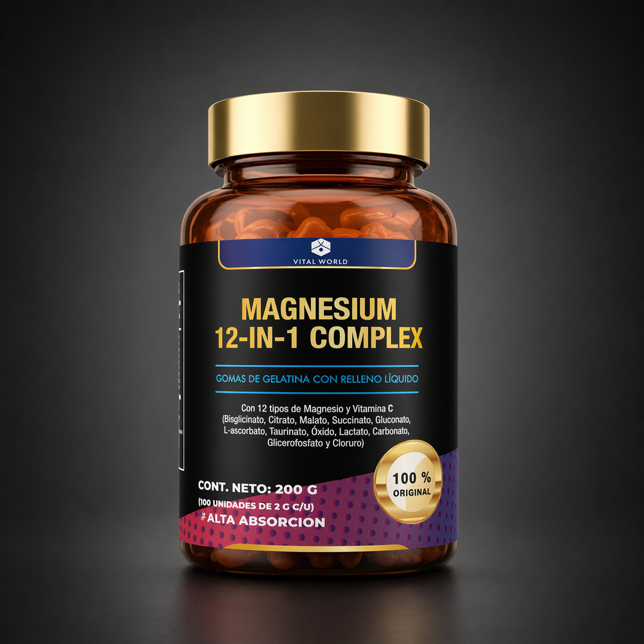 MAGNESIO COMPLEX 12 en 1 - Vital World