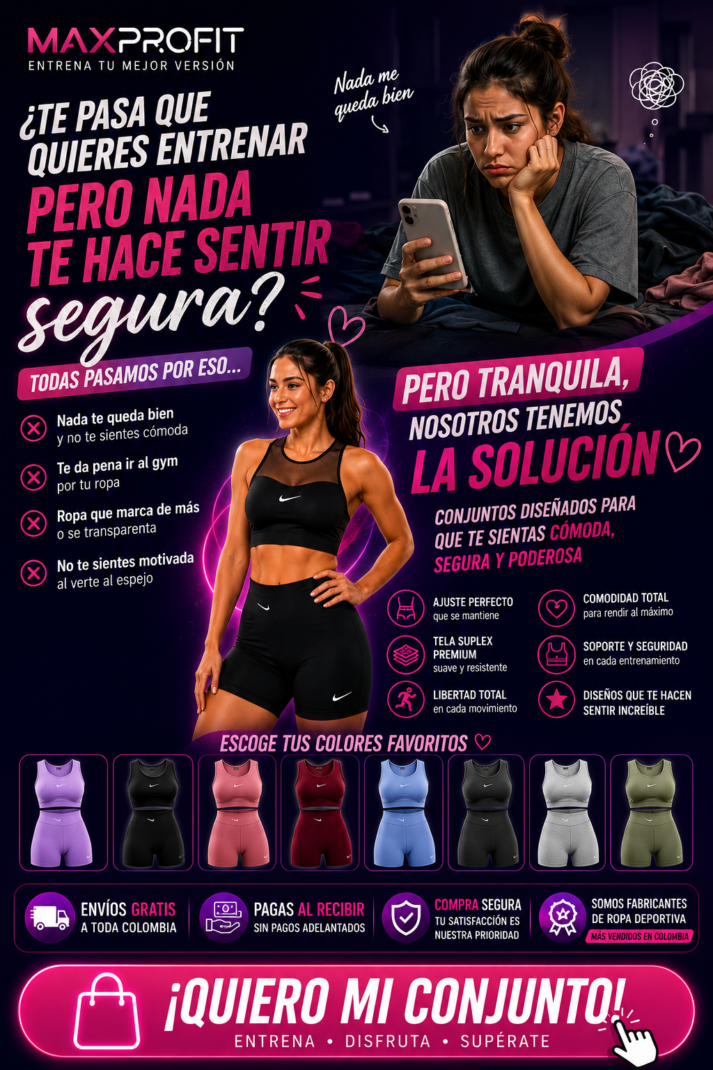 CONJUNTO TOP Y SHORT