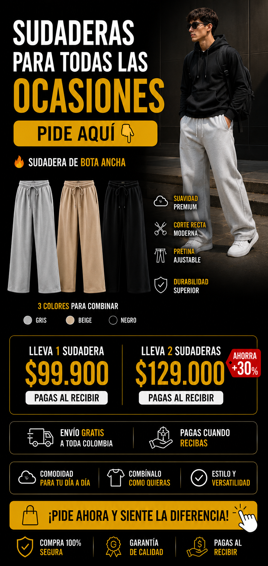 SUDADERA RELAX ALGODON PREMIUM