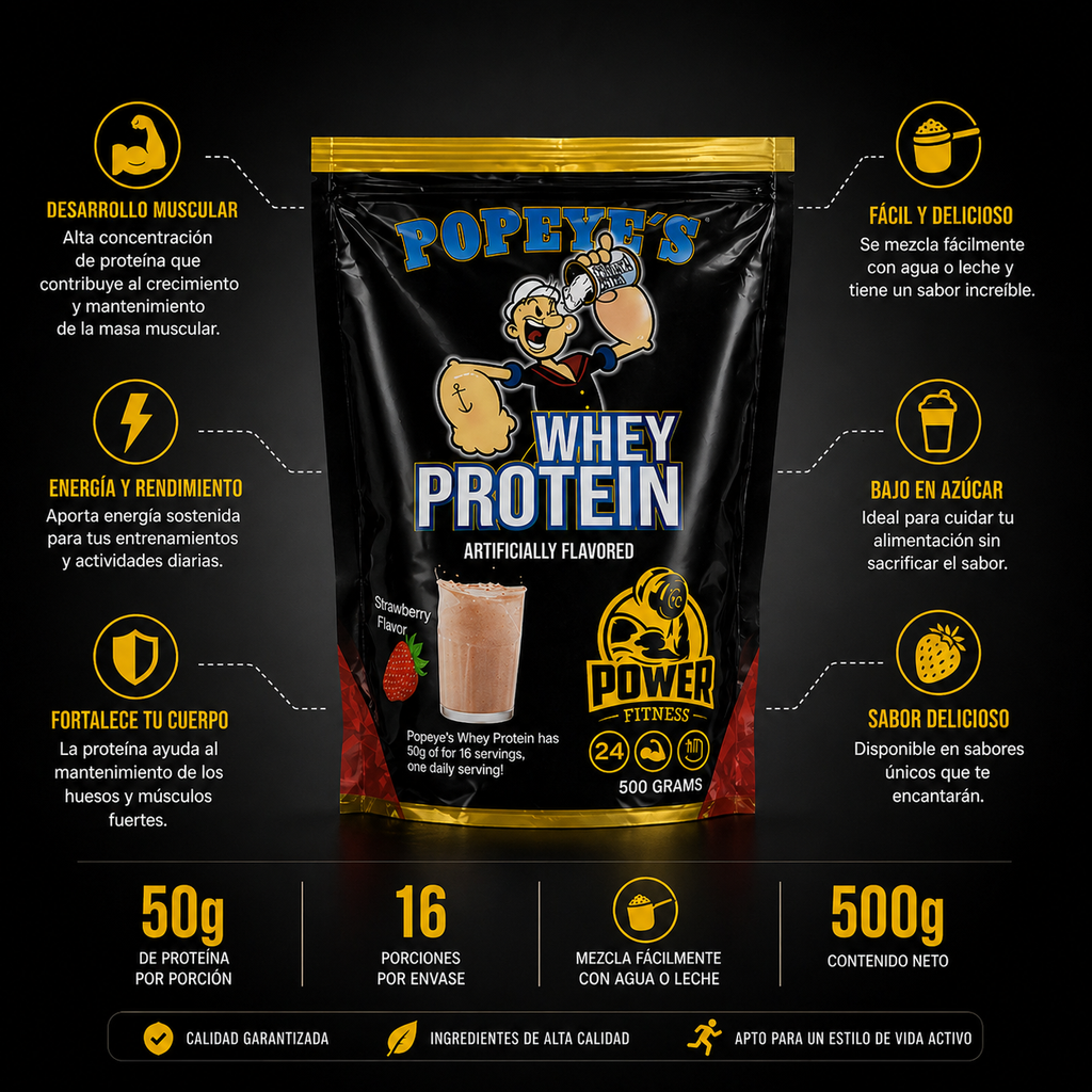 WHEY PROTEIN POPEYE 500gr