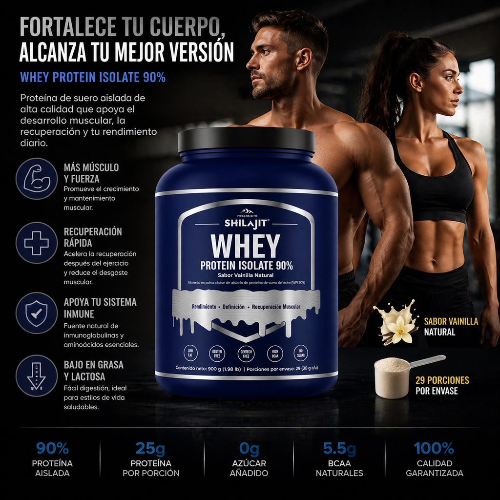 Shilajit Whey Protein - Proteina Premium