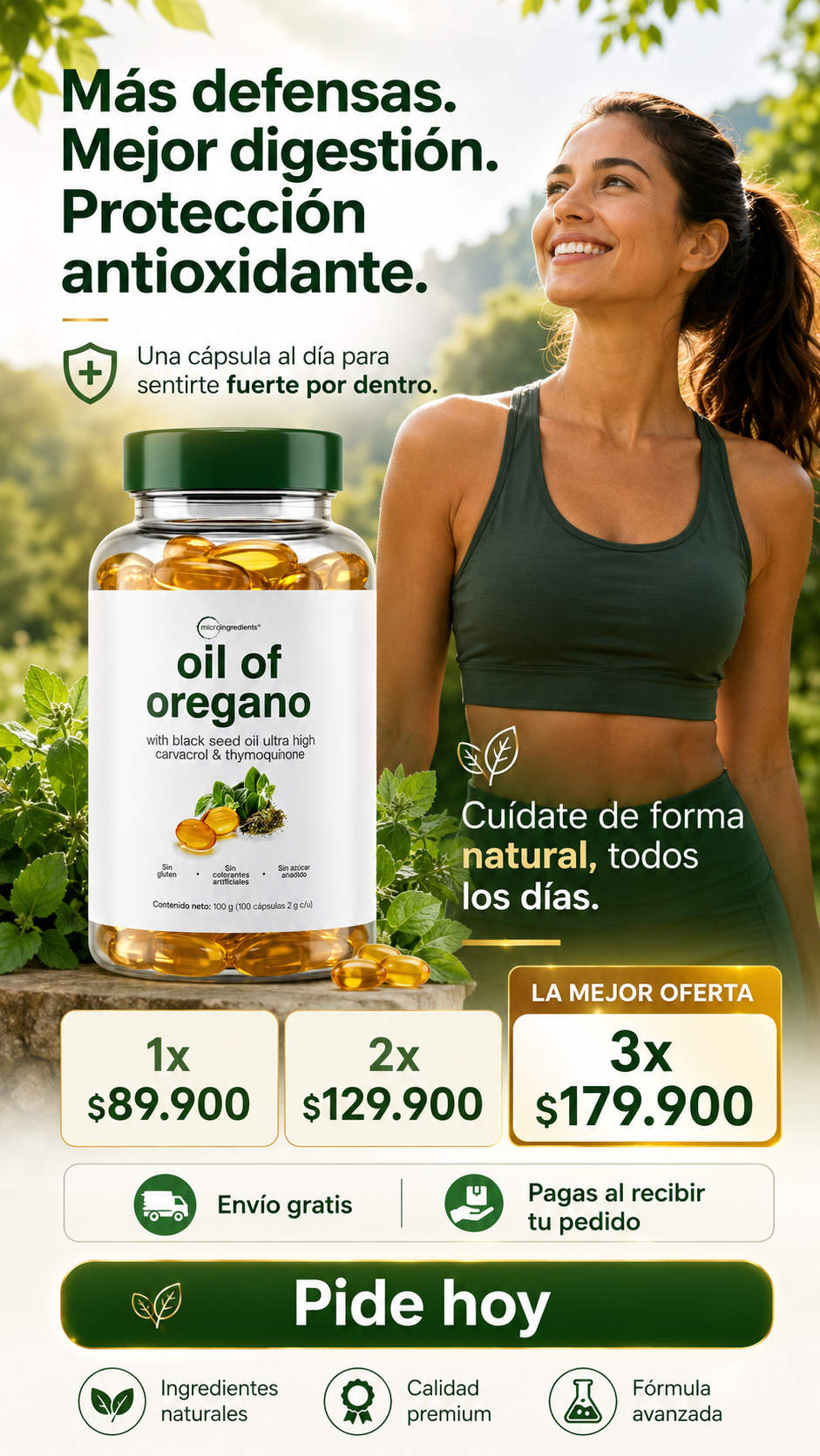 Aceite De Oregano Softgel Premium