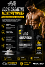 CREATINA PLATINUM MONOHIDRATADA 400g