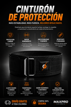 Cinturon Levantamiento Negro